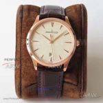 ZF Factory Jaeger LeCoultre Master Ultra Thin Q1288420 Rose Gold Case 40mm Swiss 9015 Automatic Watch